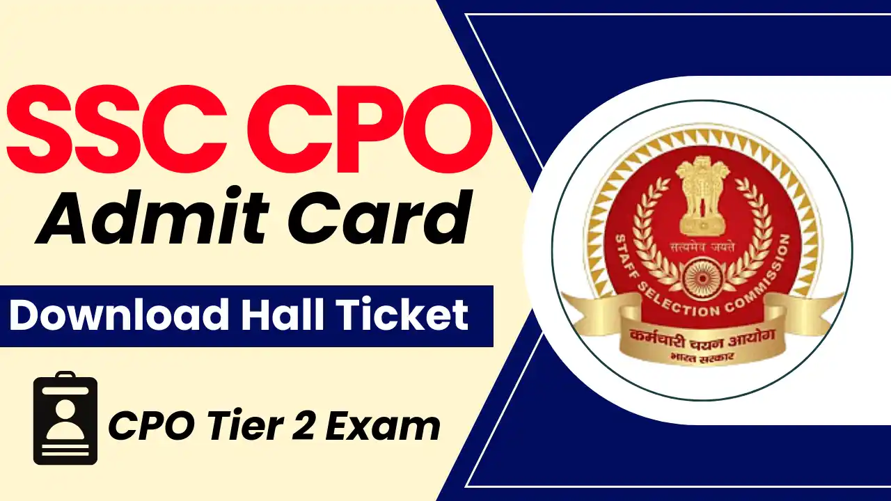 SSC CPO Admit Card