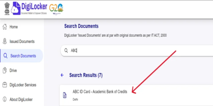 Digilocker ABC ID